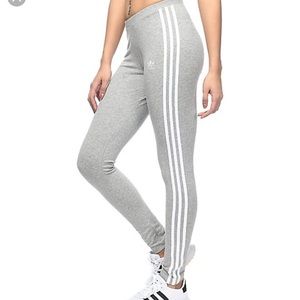 grey adidas leggings
